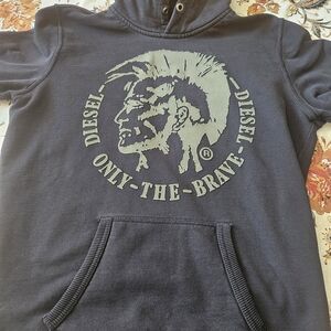 Diesel Black Graphic Hoodie